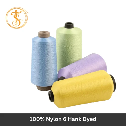 100% Nylon 6 Hank Dyed High Twisted DTY Yarn